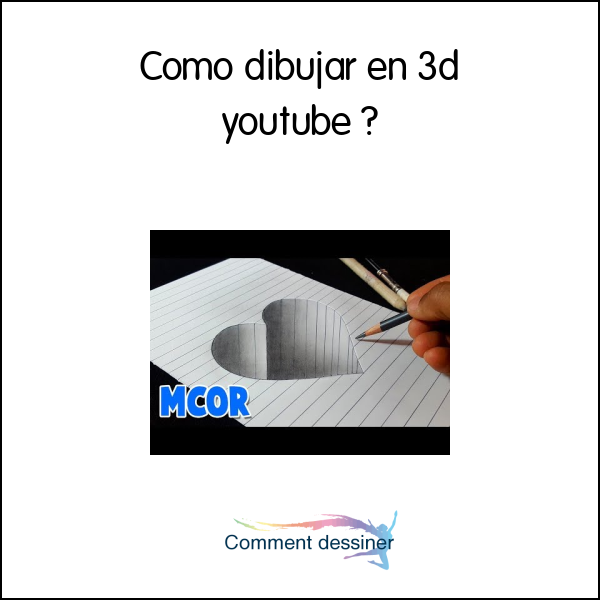 Como dibujar en 3d youtube
